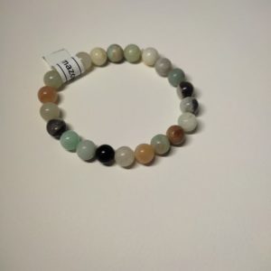 Bracelet de perle naturelle Amazonite de  8 mm