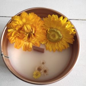 Bougie Parfum Bois de santal et Vanille N°3