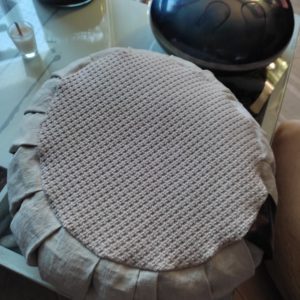 Zafu Bulleoriginelle Lin et coton gauffré