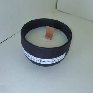 Bougie de Massage Orange/citron/basilic sacré