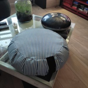 Zafu Bulleoriginelle coton rayé